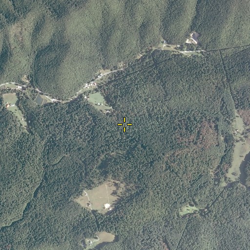 Aerial/Satellite Image of Dropping Lick Spring, WV