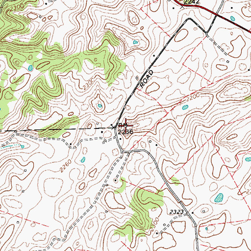 Topographic Map of Harry Campbell Spring, WV