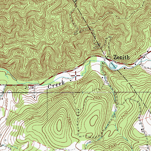 Topographic Map of Jim Ray Spring, WV