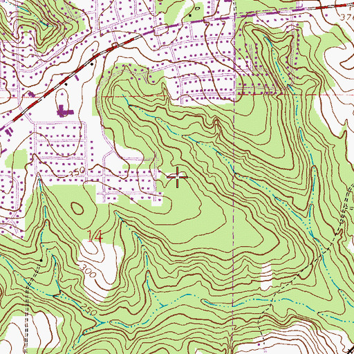 Topographic Map of Omni, AL