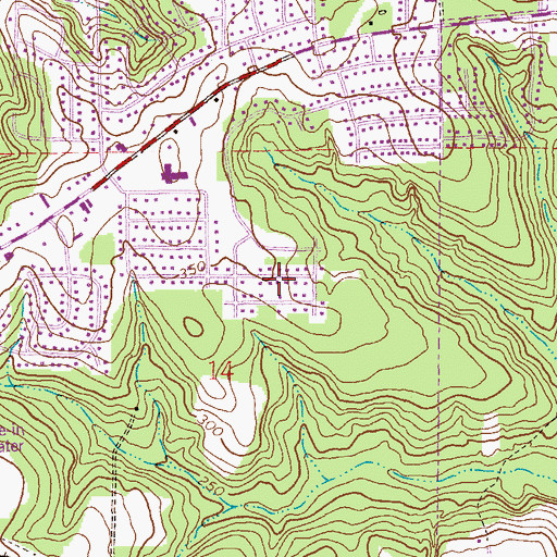 Topographic Map of Regency Heights, AL