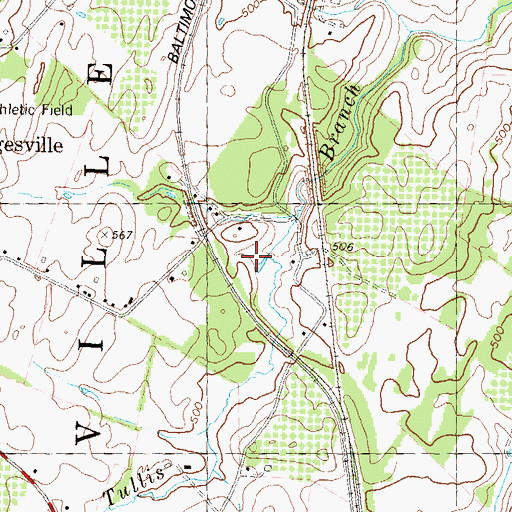 Topographic Map of Speck Spring, WV