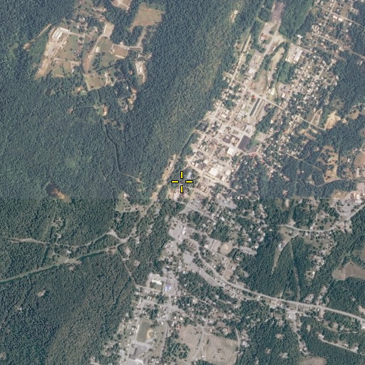 Aerial/Satellite Image of Berkeley Springs, WV