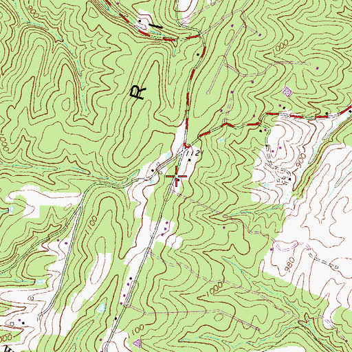 Topographic Map of Timber Ridge School (historical), WV