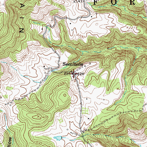 Topographic Map of Roles Chapel Baptist Church, WV