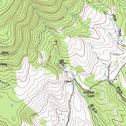 Topographic Map of Arlie Righter Spring, WV