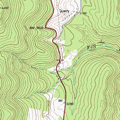 Topographic Map of Cool Spring, WV