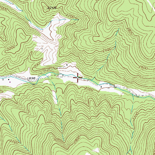 Topographic Map of Victor School (historical), WV