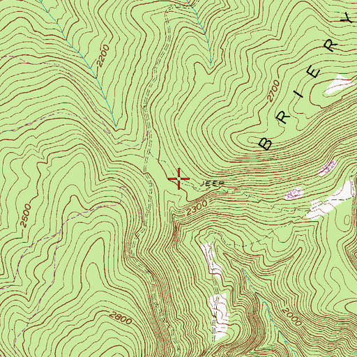 Topographic Map of Braham School (historical), WV