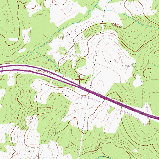 Topographic Map of Guthrie School (historical), WV