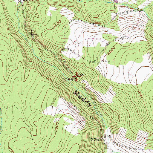 Topographic Map of Pine Grove School (historical), WV