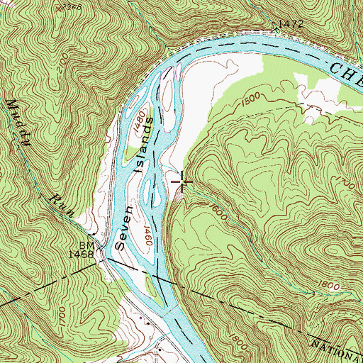 Topographic Map of Pleasant Valley Schoolhouse (historical), WV