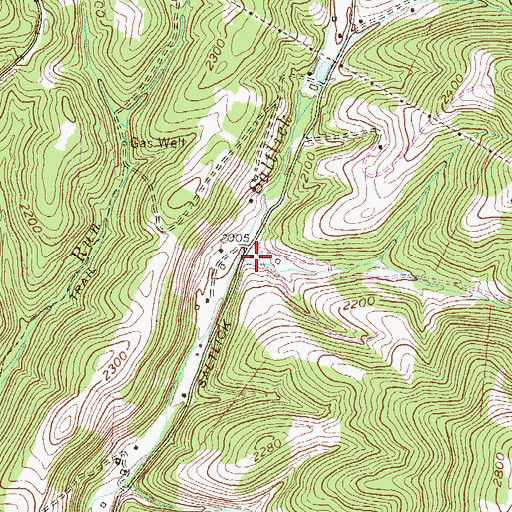 Topographic Map of Sisler School (historical), WV