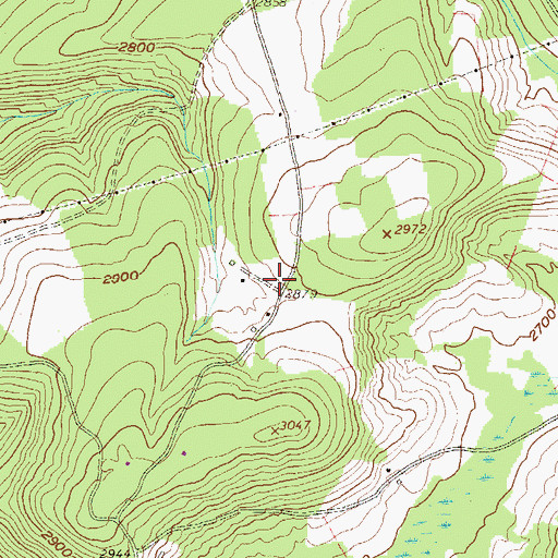 Topographic Map of Victory School (historical), WV