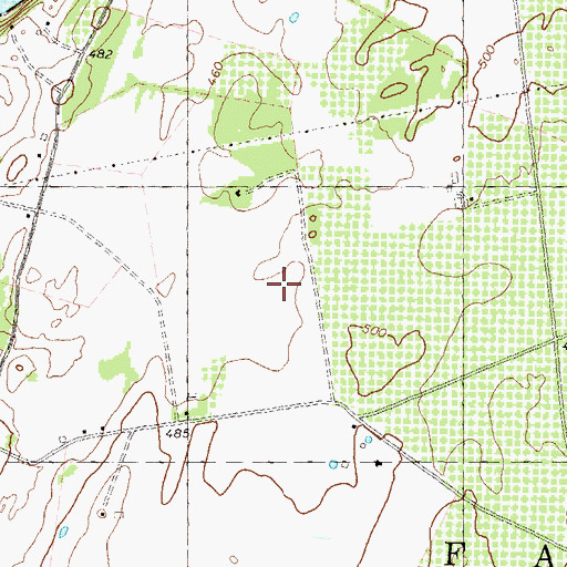 Topographic Map of Flying d Airport (historical), WV