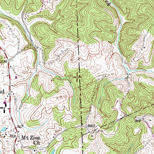 Topographic Map of Minnicks Heliport, WV