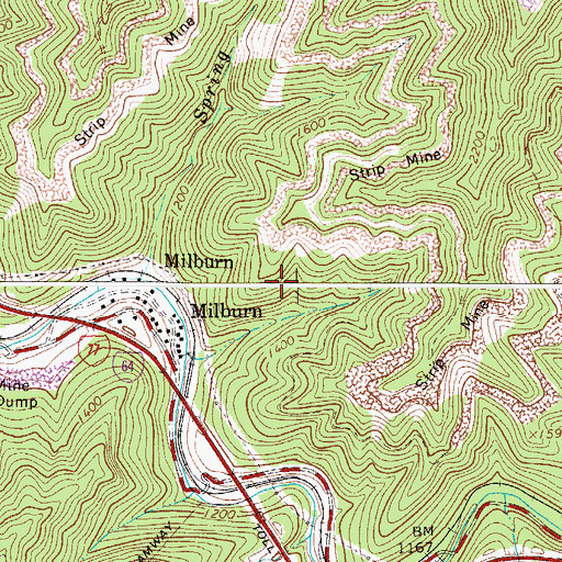 Topographic Map of Hygeia Heliport, WV