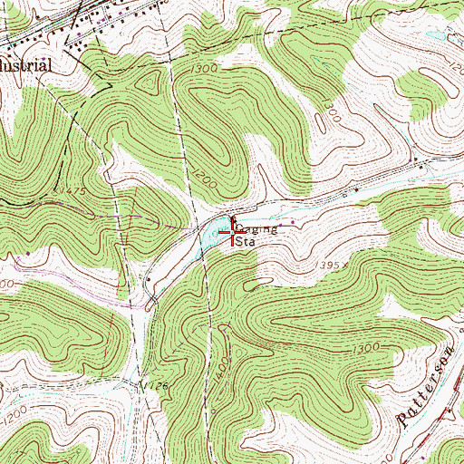 Topographic Map of Salem Fork Structure Number Nine Dam, WV