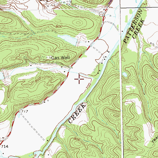 Topographic Map of Patterson Creek Structure 26 Dam, WV