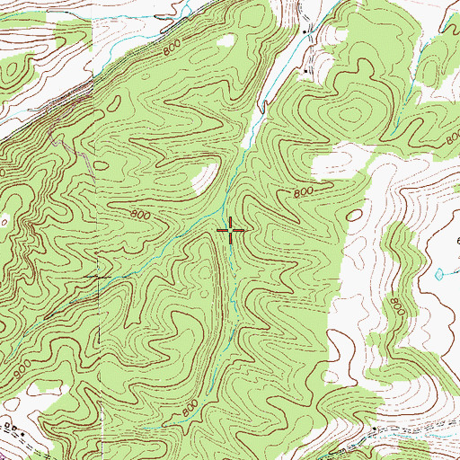 Topographic Map of Patterson Creek Structure 36 Dam, WV