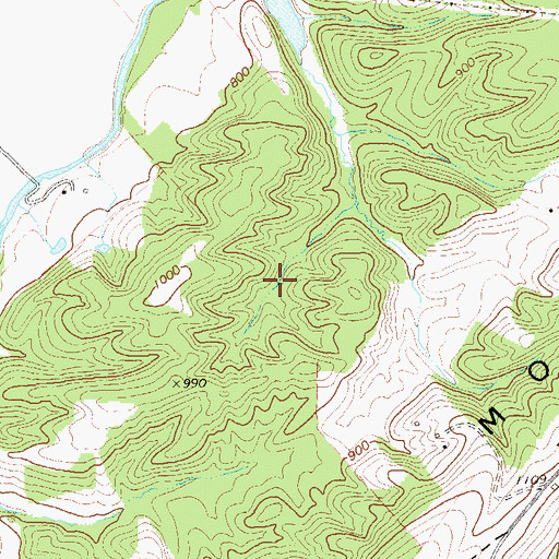 Topographic Map of Patterson Creek Structure 24 Dam, WV