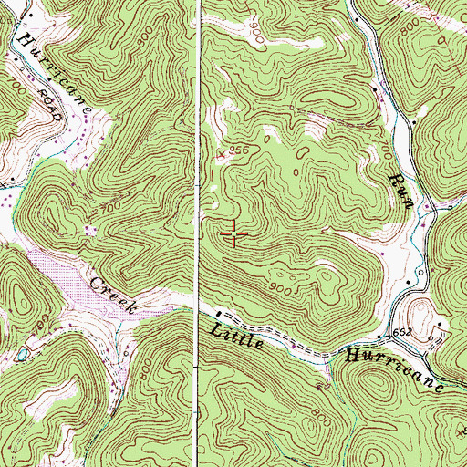 Topographic Map of Ranch Lake Estate Dam, WV