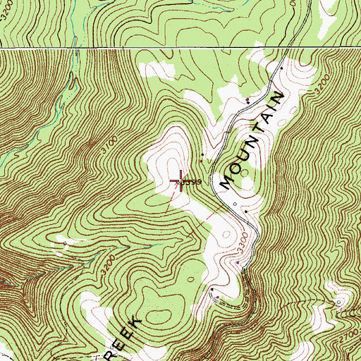 Topographic Map of WYKM-AM (Rupert), WV