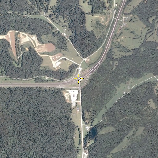 Aerial/Satellite Image of Interchange 154, WV