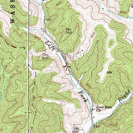 Topographic Map of Union School (historical), WV