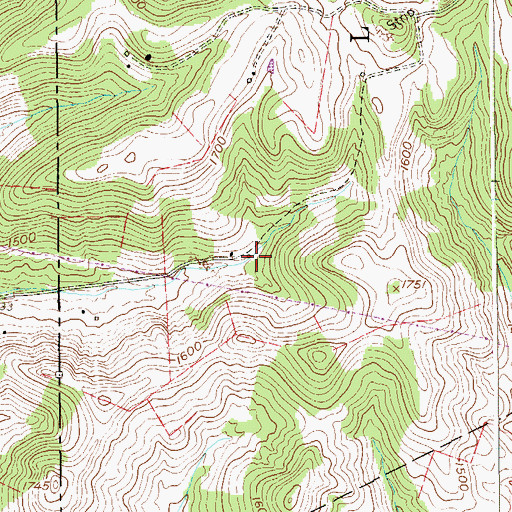 Topographic Map of Canaan School (historical), WV