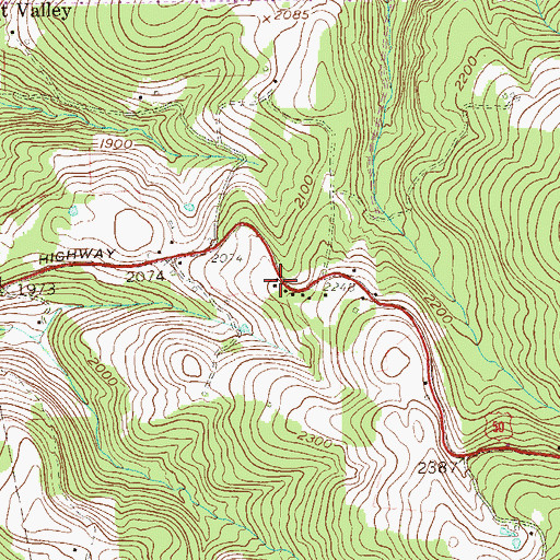 Topographic Map of Fairview School (historical), WV