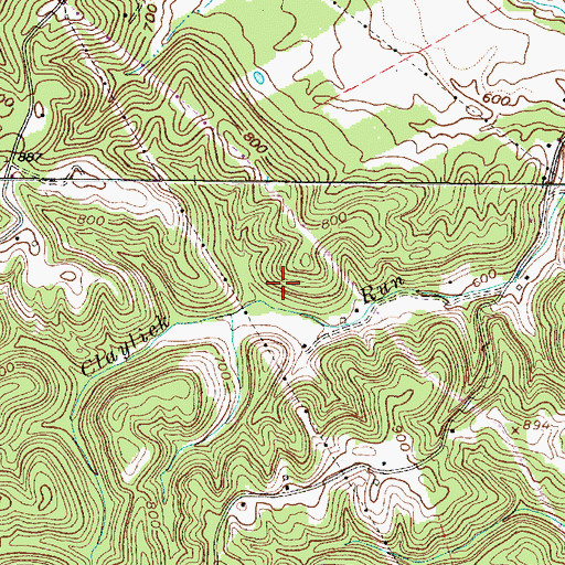 Topographic Map of Harold Sayre Spring, WV