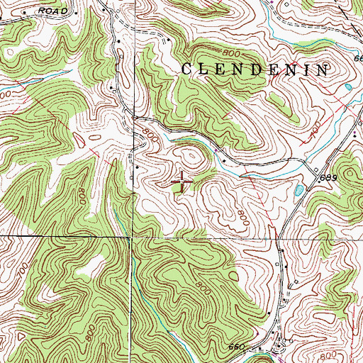 Topographic Map of Smith Spring, WV