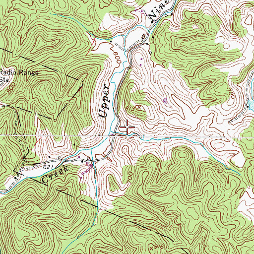 Topographic Map of Williamson Spring, WV