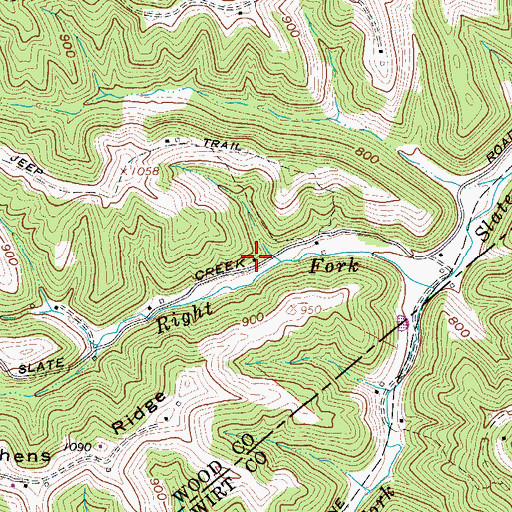 Topographic Map of Rising Sun School (historical), WV