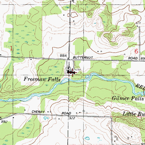 Topographic Map of Alexian Brothers Novitiate, WI
