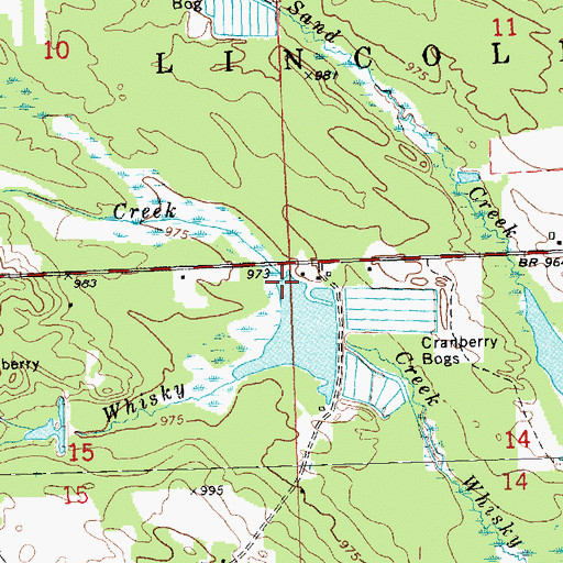 Topographic Map of Apple Creek, WI