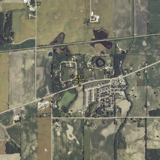 Aerial/Satellite Image of Badger School, WI