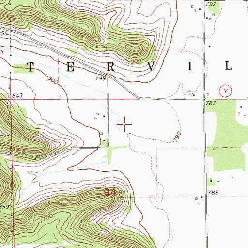Topographic Map of Big Coulee, WI