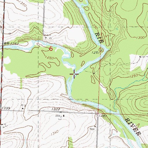 Topographic Map of Black Creek, WI