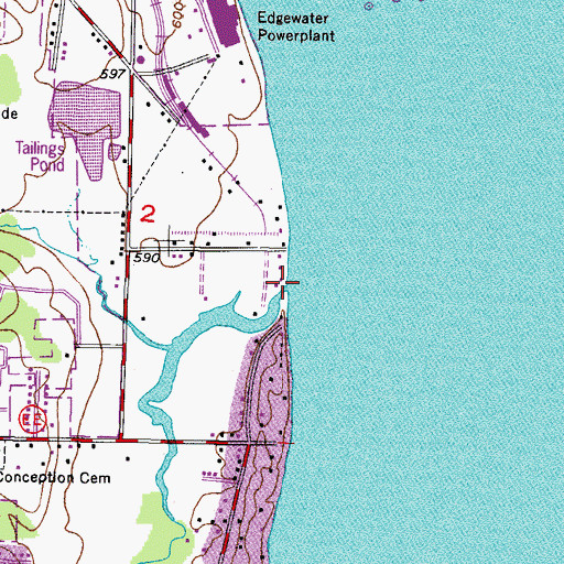 Topographic Map of Black River, WI