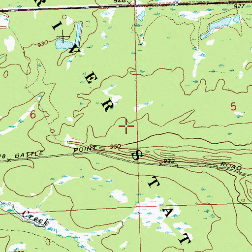 Topographic Map of Black River State Forest, WI