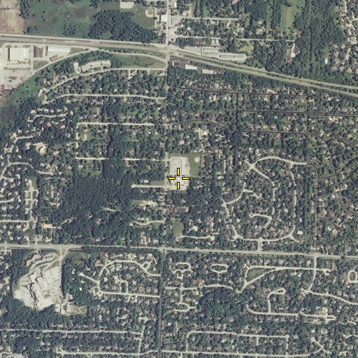 Aerial/Satellite Image of Brookfield Elementary School, WI