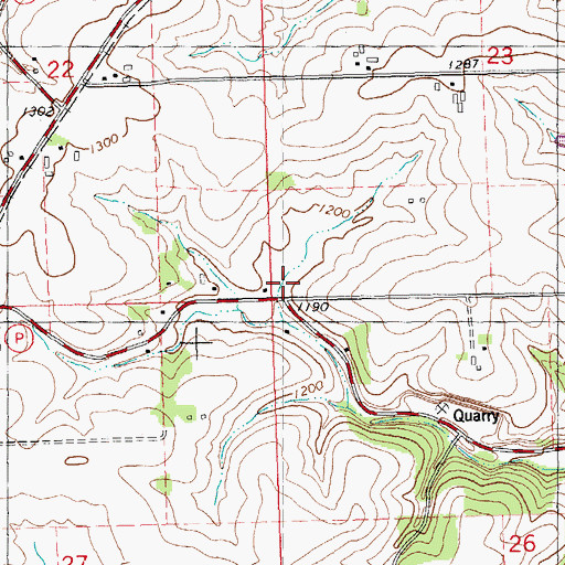 Topographic Map of Clockmaker School (historical), WI