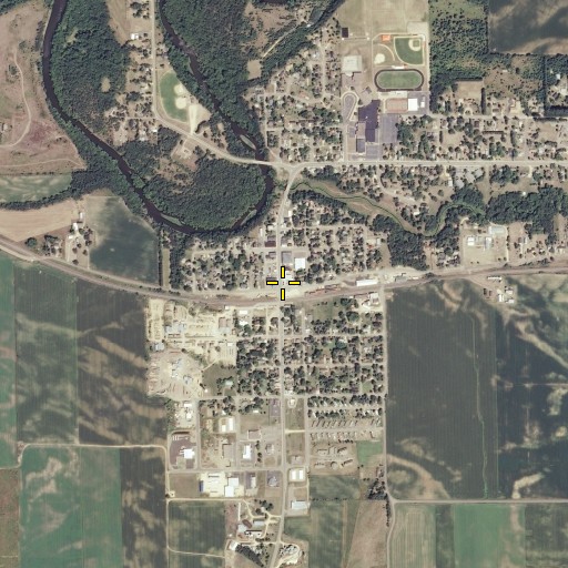 Aerial/Satellite Image of Colfax, WI