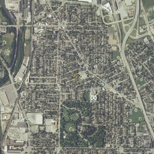 Aerial/Satellite Image of Dover Street Elementary School, WI