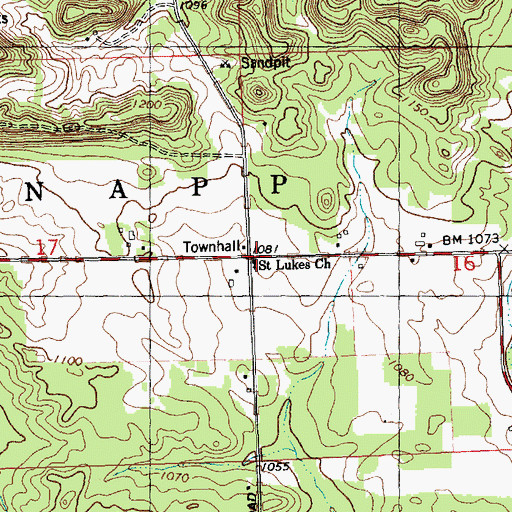 Topographic Map of Drescher School, WI