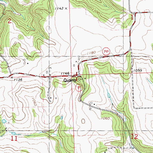 Topographic Map of Forest Field School, WI