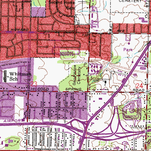 Topographic Map of Good Hope Cemetery, WI