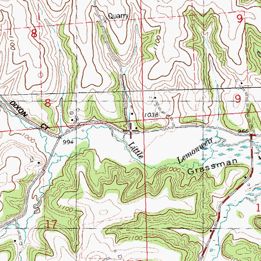 Topographic Map of Graf School, WI